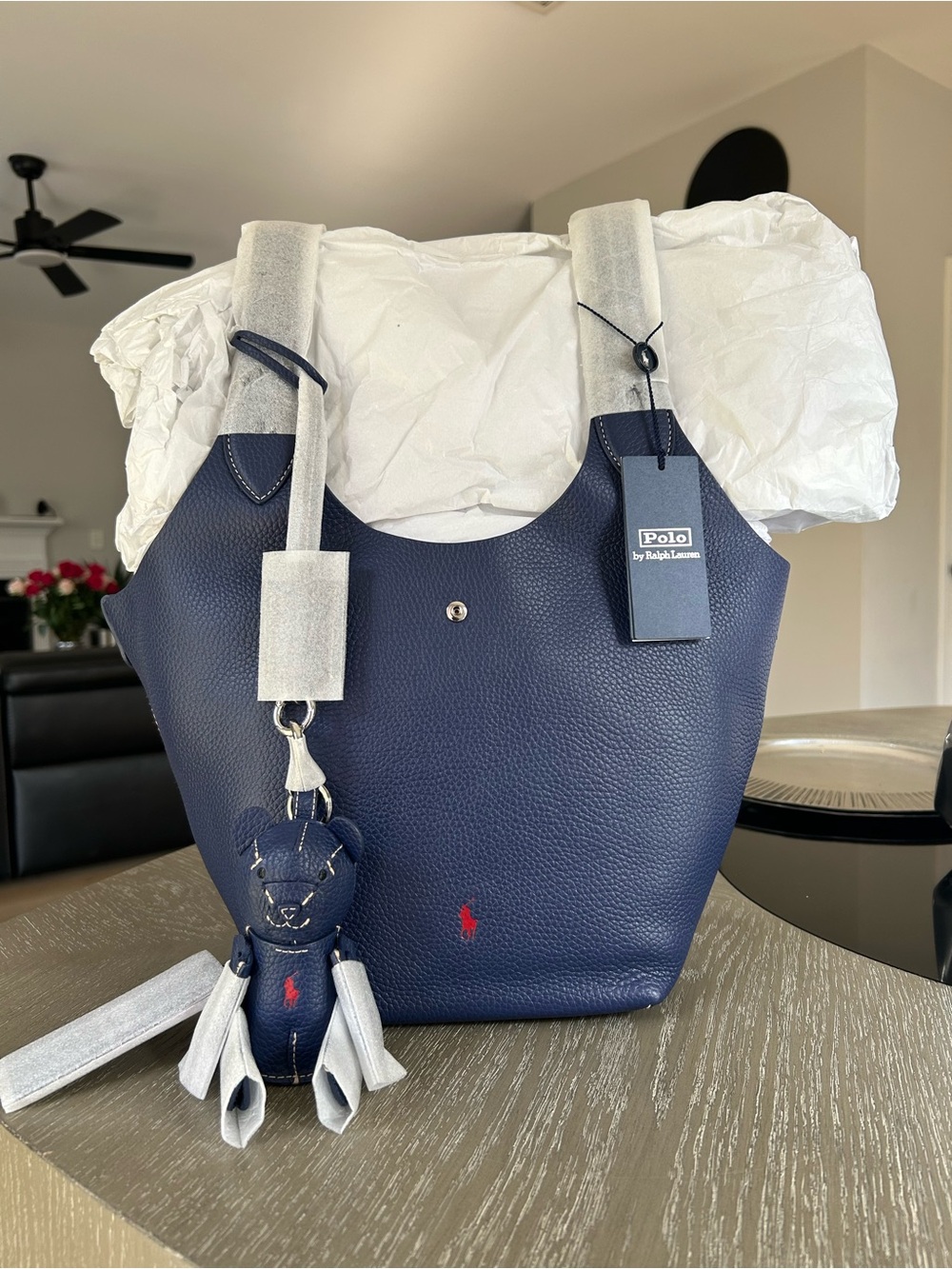 Polo Play Leather Large Tote